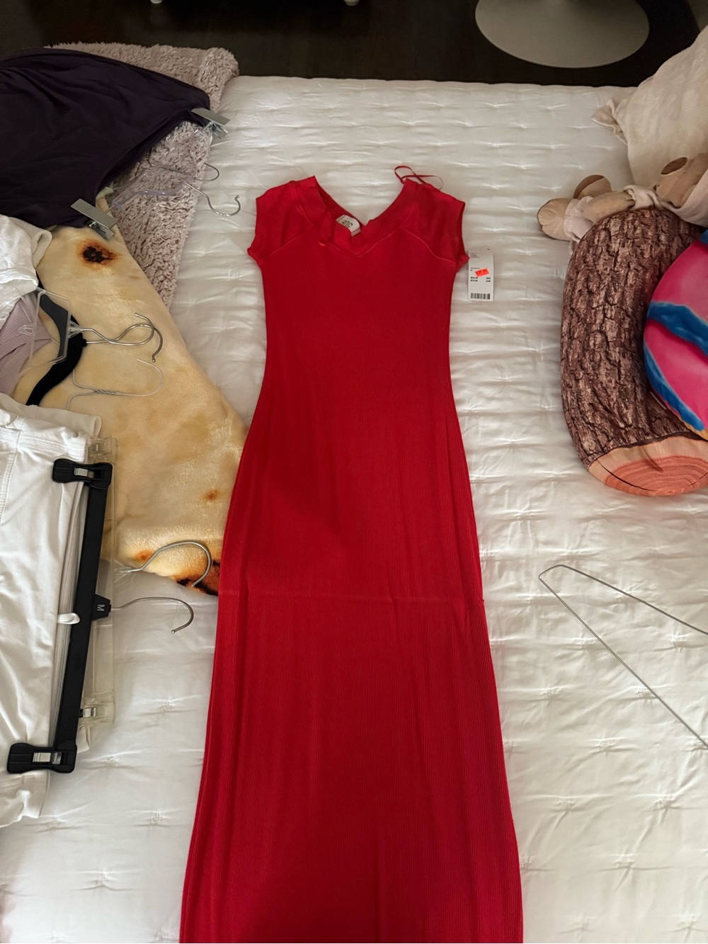 NEVER USED FULL LENGTH RED DRESS